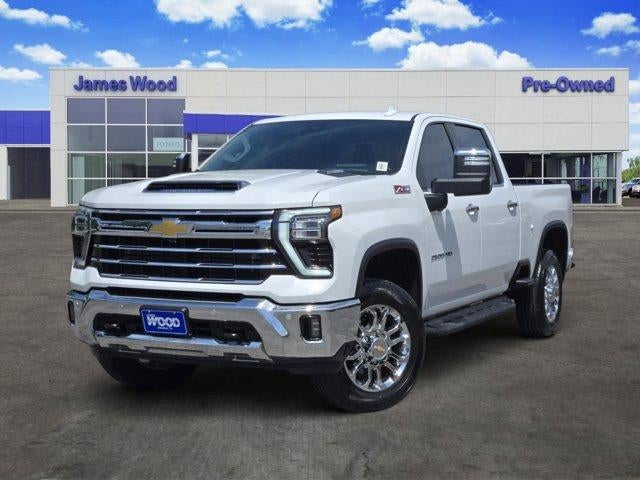 2024 Chevrolet Silverado 2500 HD LTZ in Summit White — front three-quarter view