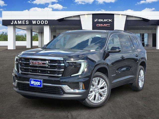 2026 GMC Acadia Elevation in Ebony Twilight Metallic — front three-quarter view