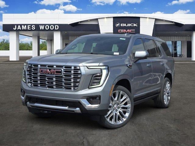 2026 GMC Yukon Denali in Sterling Metallic — front three-quarter view