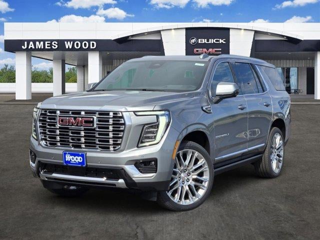 2026 GMC Yukon Denali in Sterling Metallic — front three-quarter view