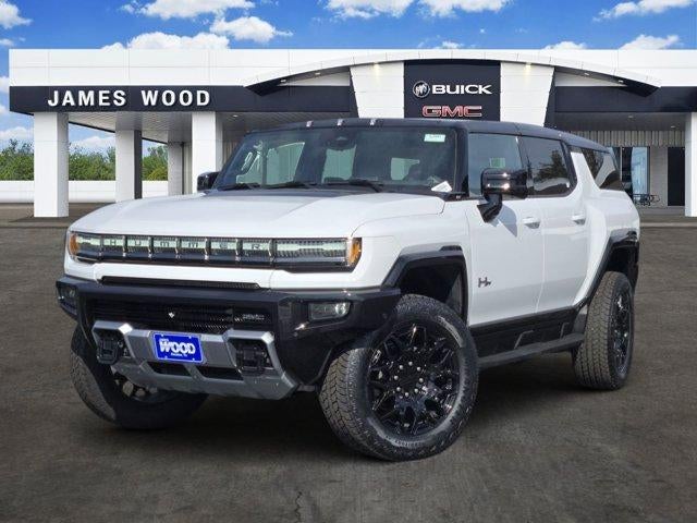 2026 GMC HUMMER EV SUV 2X in Interstellar White — front three-quarter view