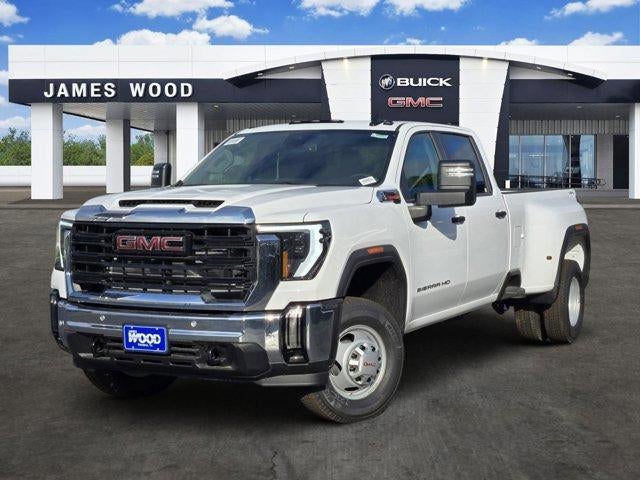 2026 GMC Sierra 3500 HD Pro DRW in Summit White — front three-quarter view