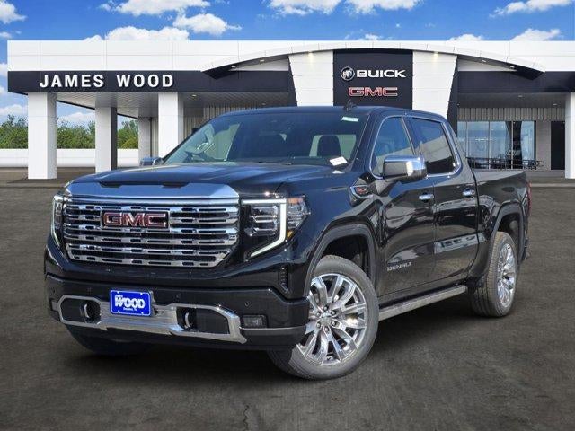 2026 GMC Sierra 1500 Denali in Onyx Black — front three-quarter view