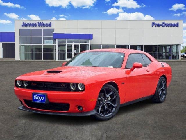2023 Dodge Challenger R/T in Orange — front three-quarter view