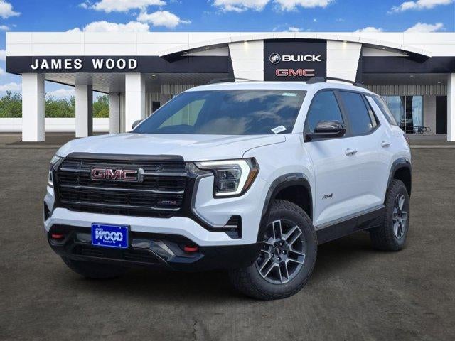 2026 GMC Terrain AT4 in Summit White — front three-quarter view
