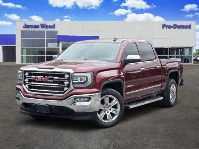 2016 GMC Sierra 1500 SLT in Crimson Red Tintcoat — front three-quarter view