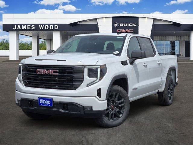 2026 GMC Sierra 1500 Elevation in Summit White — front three-quarter view