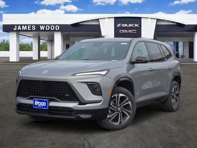 2026 Buick Enclave Sport Touring in Moonstone Gray Metallic — front three-quarter view