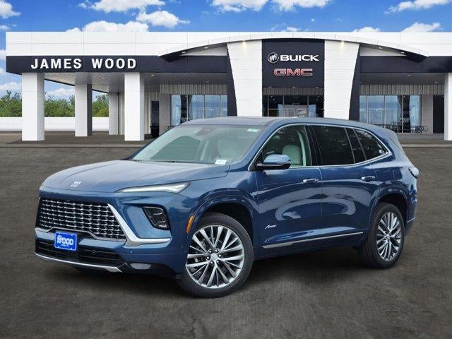 2026 Buick Enclave Avenir in Ocean Blue Metallic — front three-quarter view