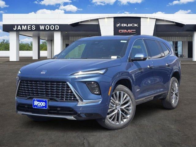 2026 Buick Enclave Avenir in Ocean Blue Metallic — front three-quarter view