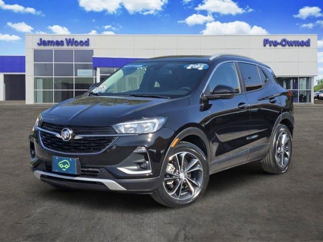 2023 Buick Encore GX Select in Ebony Twilight Metallic — front three-quarter view